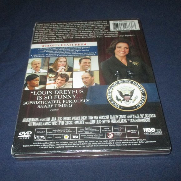 Veep: The Complete First Season (DVD, 2013, 2-Disc Set) (unopened) - Picture 2 of 3